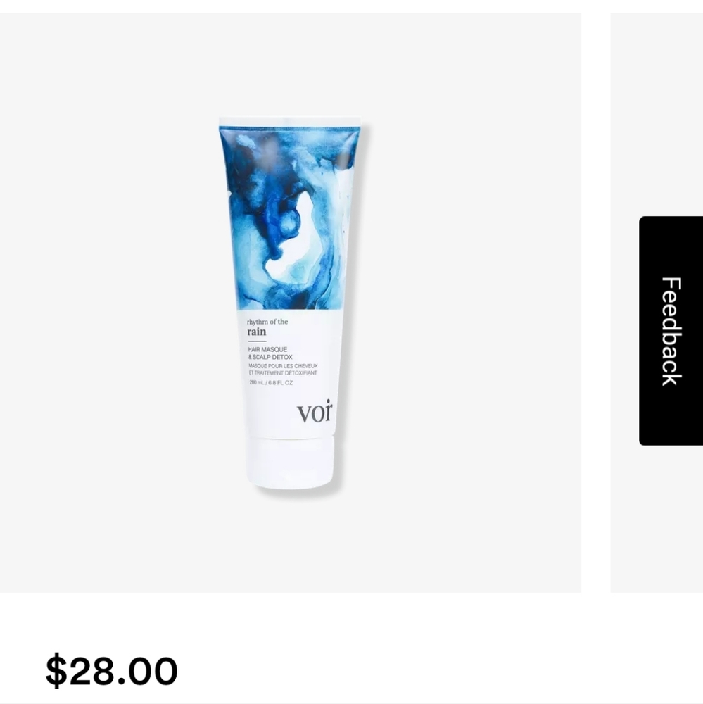 Voir rhythm of the rain hair mask